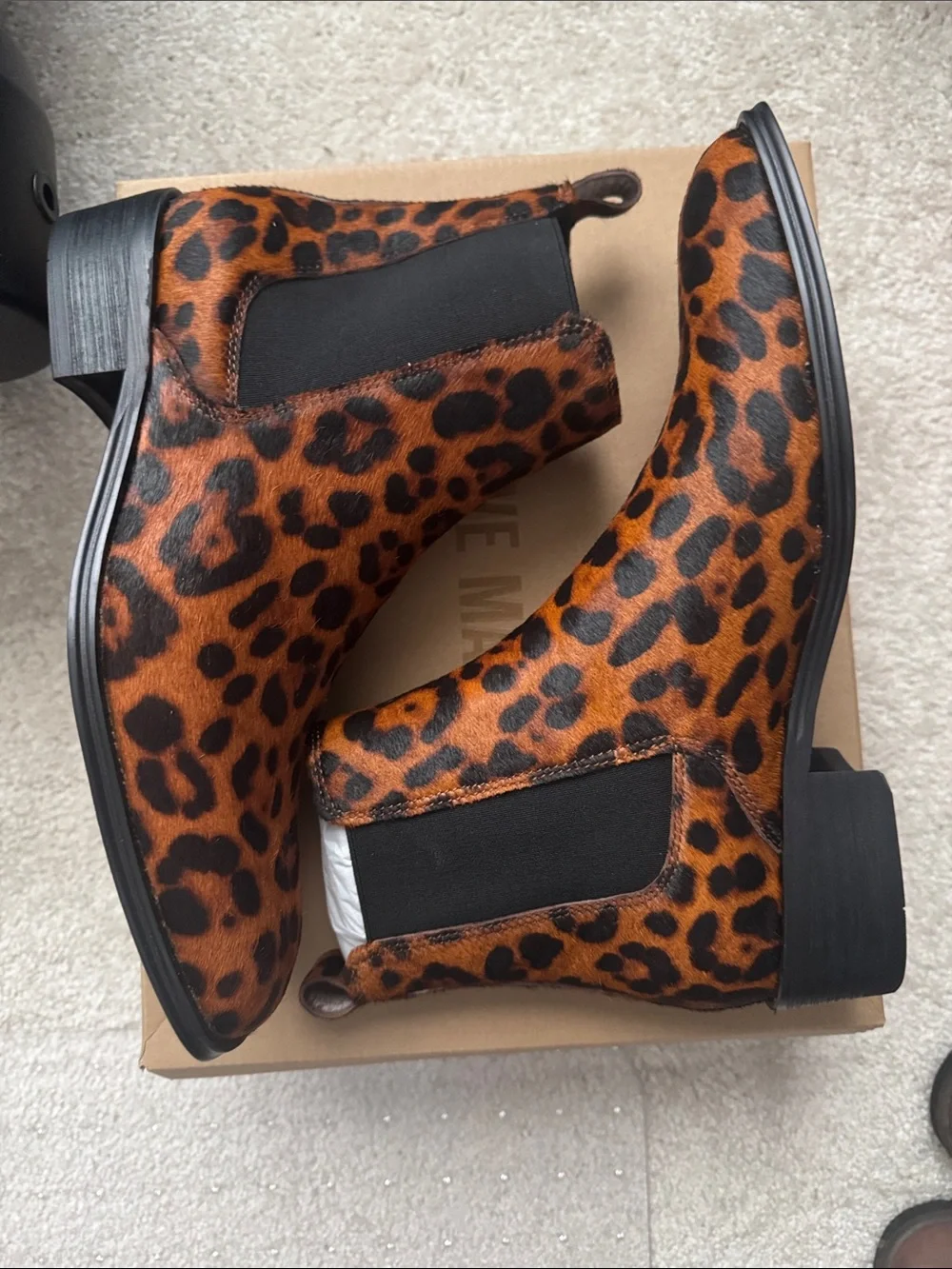 Steve Madden Men’s Leopard Print Chukka Boots - Brown/Black